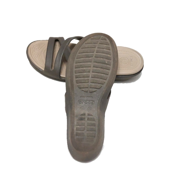 Cross Womens Patricia II Slip On Brown Tan Insole Sandals Size 10 - Picture 4 of 4